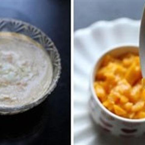 Cách làm xoài hấp trứng sữa