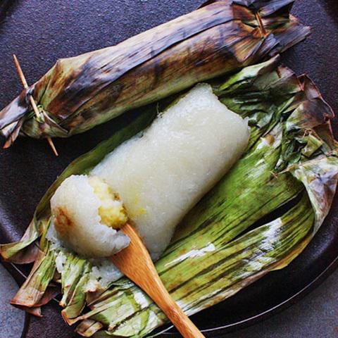 Cách làm xôi bọc chuối nướng