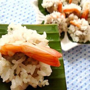 Cách làm xôi bọc tôm