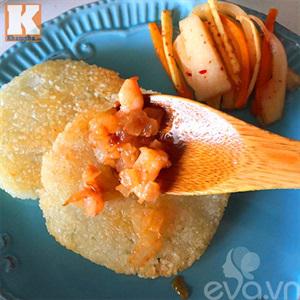 Cách làm xôi chiên giòn sốt tôm