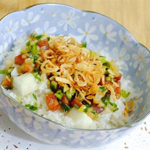 Cách làm xôi củ khoai mì