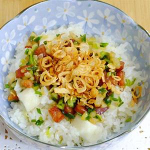 Cách làm xôi củ khoai mì