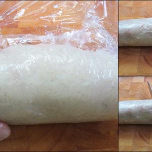 Cách làm xôi cuộn chà bông và bánh quẩy