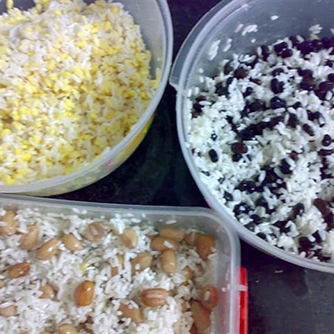 Cách làm xôi đậu 3 màu