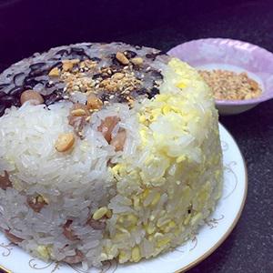 Cách làm xôi đậu 3 màu