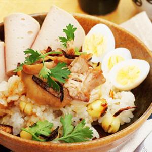 Cách làm xôi gà hạt sen