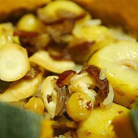 Cách làm xôi hấp bí đỏ