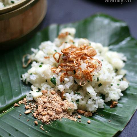 Cách làm xôi khoai mì dẻo