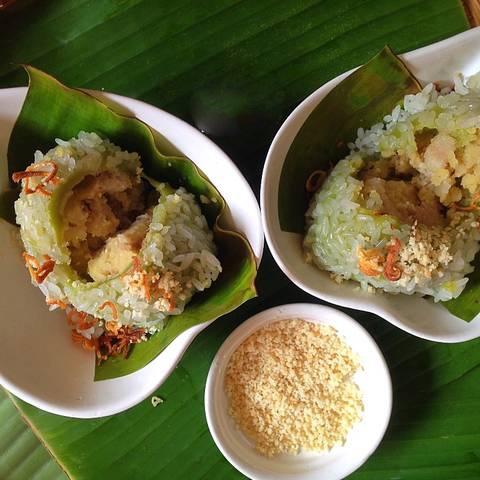 Cách làm xôi khúc ăn sáng