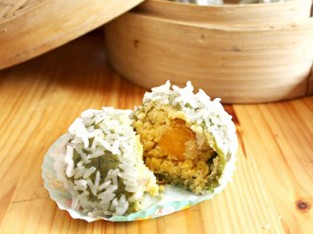 Xôi khúc trứng muối (không cần lá khúc)