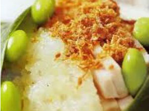 Xôi lá sen tôm thịt