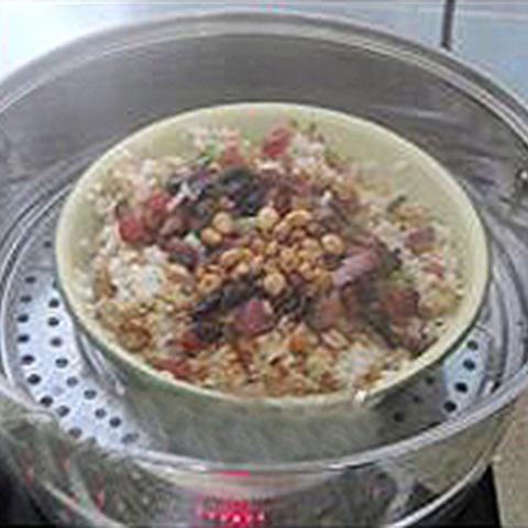 Cách làm xôi lạp xưởng