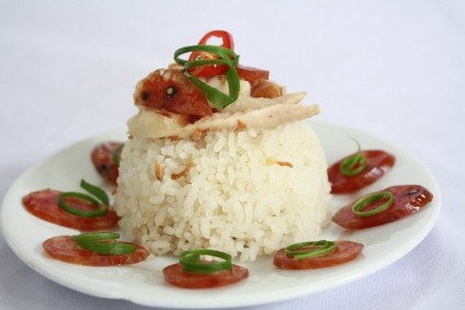 Xôi lạp xưởng chua