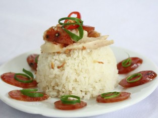 Xôi lạp xưởng chua