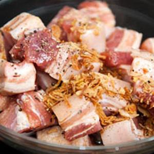 Cách làm xôi mặn gói lá