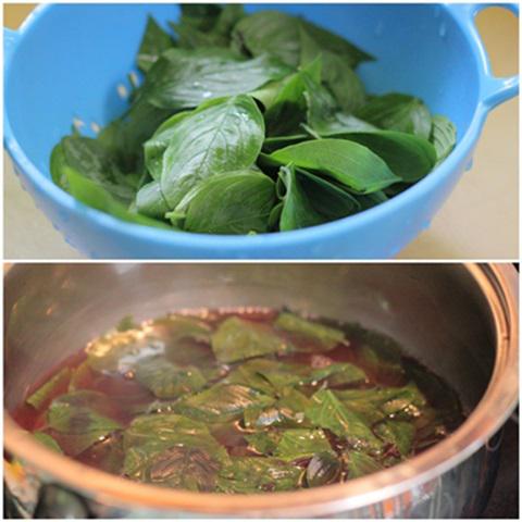 Cách làm xôi mít lá cẩm