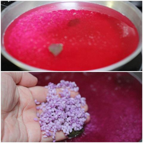 Cách làm xôi mít lá cẩm