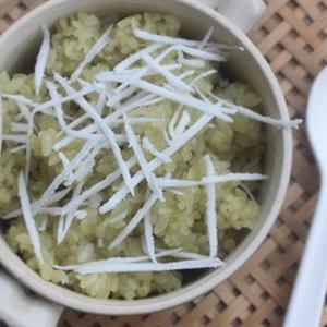 Cách làm xôi nếp dừa