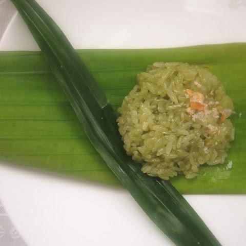 Cách làm xôi nếp lá dứa
