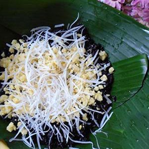 Cách làm xôi nếp than đậu xanh