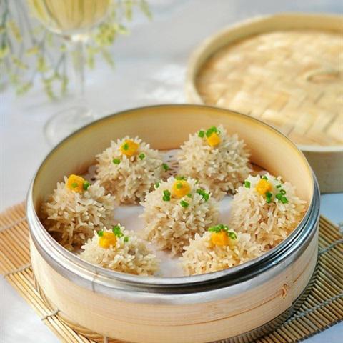 Cách làm xôi nếp trứng muối