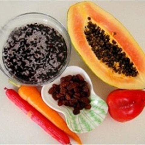 Cách làm xôi trái cây