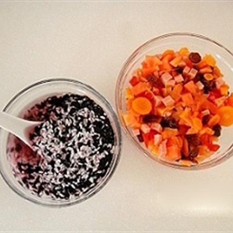 Cách làm xôi trái cây