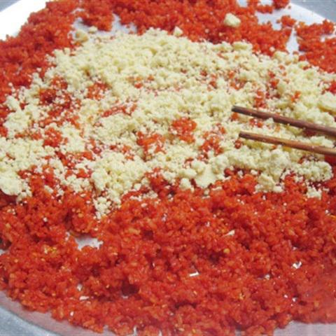 Cách làm xôi vò gấc