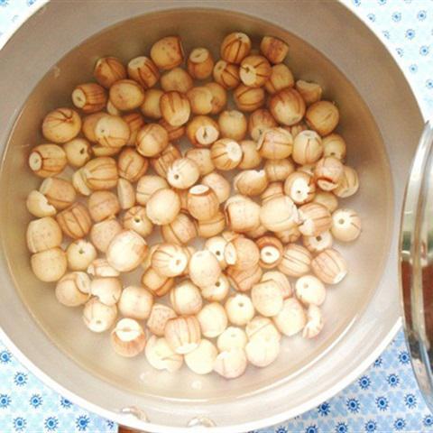 Cách làm xôi vò hạt sen tươi