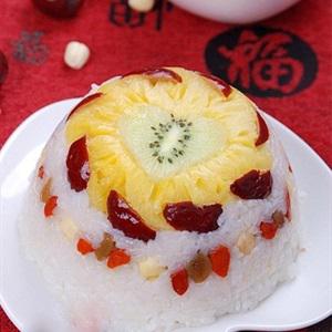 Cách làm xôi với trái cây 