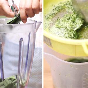 Cách làm xôi xoài lá dứa