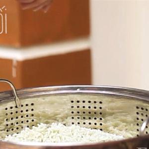 Cách làm xôi xoài lá dứa