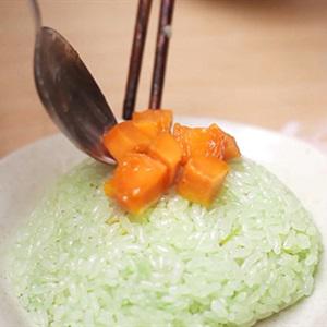 Cách làm xôi xoài lá dứa