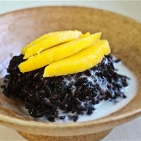 Cách làm xôi xoài nếp cẩm