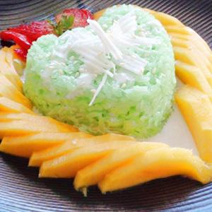 Cách làm xôi xoài trái tim