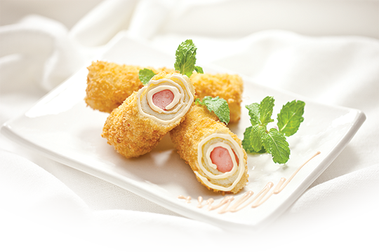 Xúc xích chiên xù