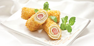 Xúc xích chiên xù