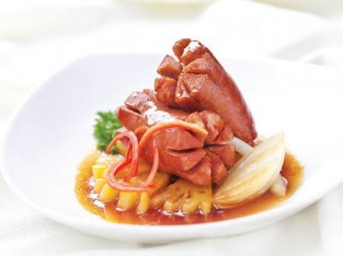 Xúc xích khìa nước dừa