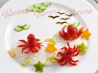 Xúc xích rim- Bãi biển ngày hè