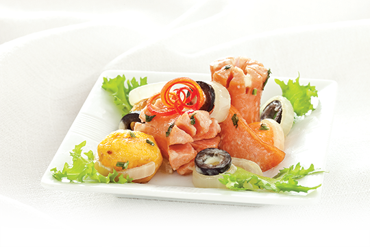 Xúc xích xào khoai tây